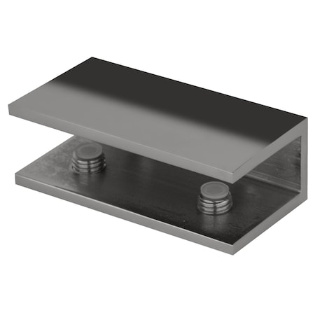 Cr Laurence Polished Chrome No-Drill Clamp for 1/2-in Glass NDC12CH